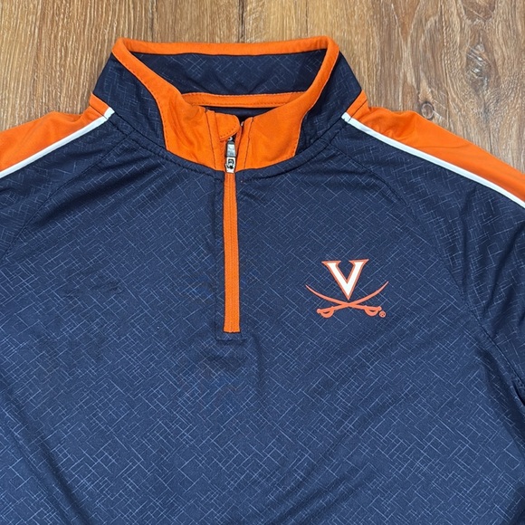 Colosseum Virginia Cavaliers (UVA) Boy’s Half-Zip Jacket (Size: L 16-18) - Picture 2 of 9